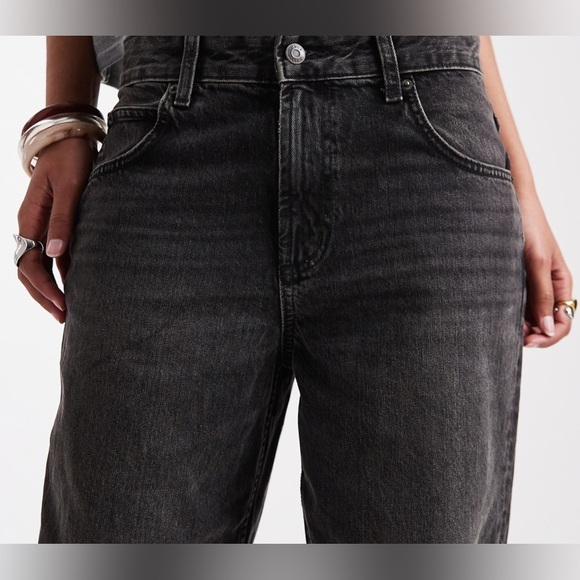 ASOS DESIGN baggy jeans in washed black 30 x 34 - Picture 2 of 8